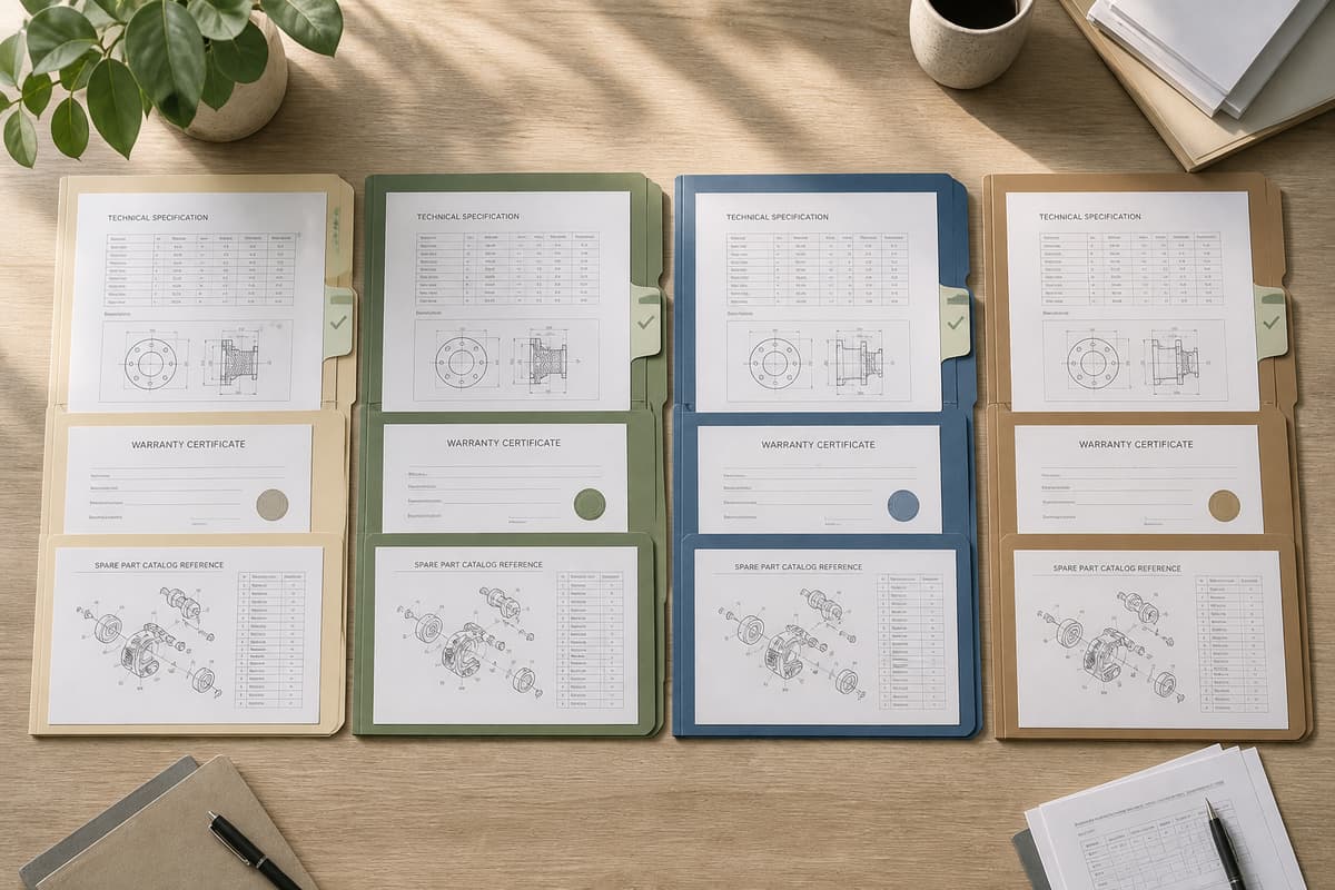 Dossiers documentaires, fiches techniques et certificats de garantie pour comparer les vendeurs de spas